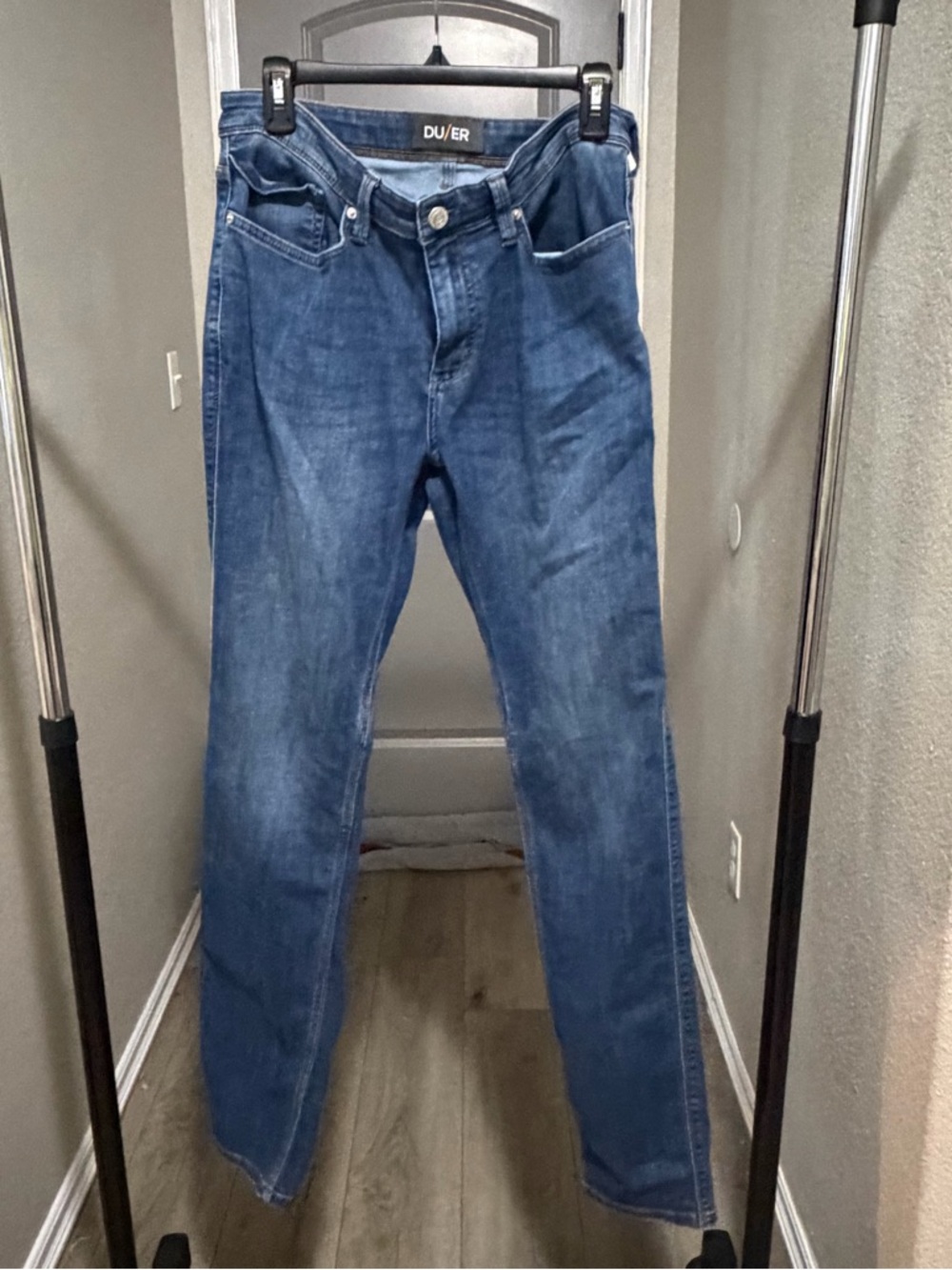 DU/ER Men's Slim Fit Jeans - Medium Wash - Size 33x34